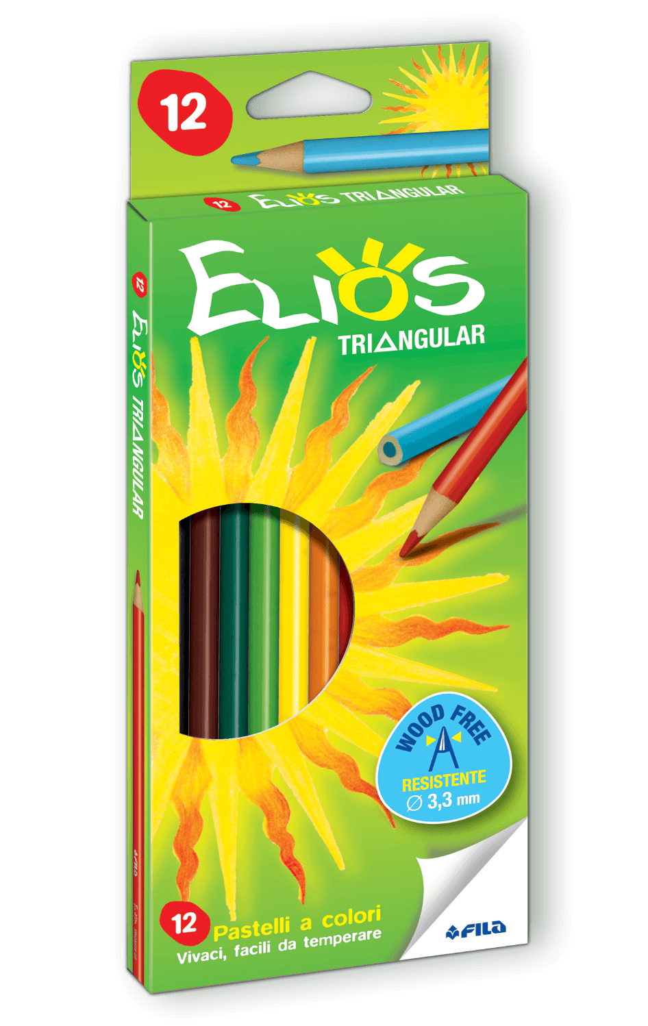 Prodotti Haliborange con le matite colorate Elios in omaggio